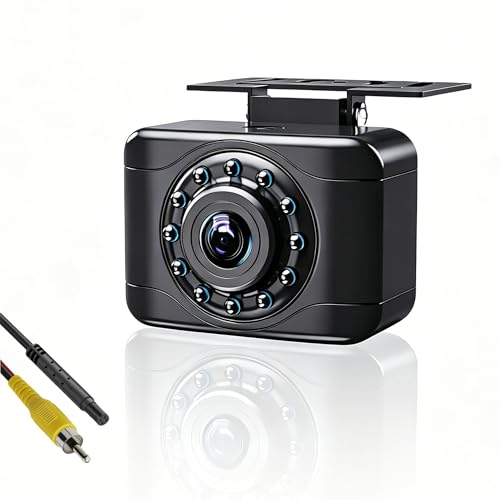 Caméra de recul HD 2026 étanche IP69 pour camions et voitures connecteur 4 broches RCA