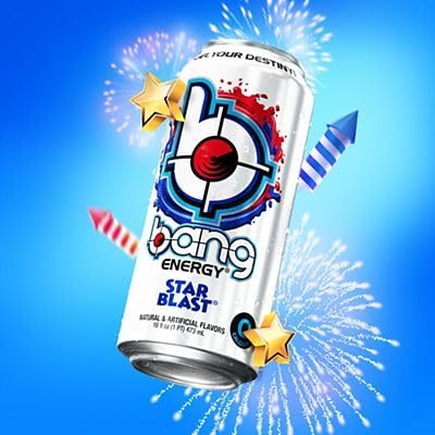 Bang Energy Cans, Variety Pack,16 Fl Oz, 10 Pack ( Peach Mango, Bluue Razz, Radical Skadattle,Delish Strawberry,Wildin' Watermelon,Star blast,Black cherry Vanilla,Rainbow Unicorn, Purple Haze, Sour Heads, Cotton Candy)