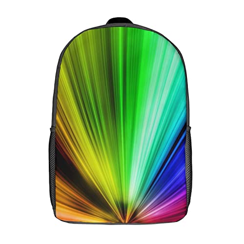 Sac d'école unisexe de 17 pouces avec imprimé 3D tendance pour ados
