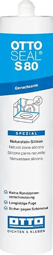 Preisvergleich Produktbild OTTOSEAL S 80 Geruchsarmes Naturstein-Silikon 310 ml Kartusche C18 sanitrgrau