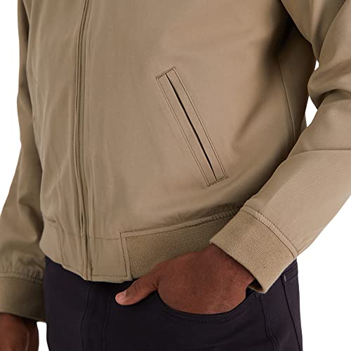 Haggar Men's Lightweight Casual All Season Layering Jackets And Shirt Jackets, Tan, Extra Large #TOP3