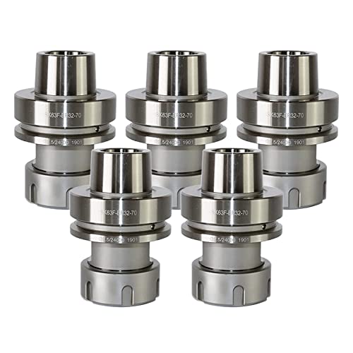 HSK63F ER32-70 Tool Holder Lathe Chuck CNC Machining Tools Lathe Collet Chuck (5PCS)