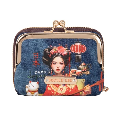 Opiniones y reviews de Nicole Lee - solo los mejores. 50 Monedero c/Tarjetero Nicole Lee Mezclilla Estampada Akiko FW24