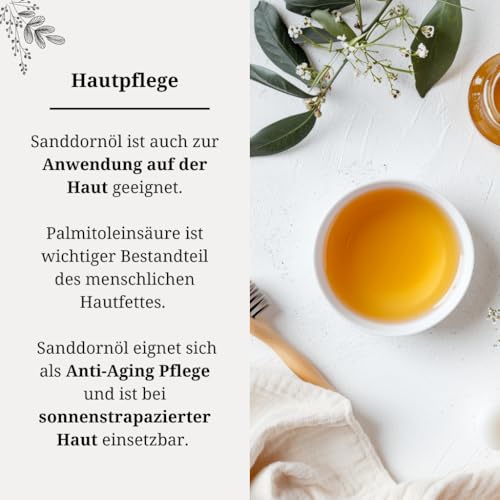 Sanddornöl Natulio Bio kaltgepresst 100ml aus Deutschland