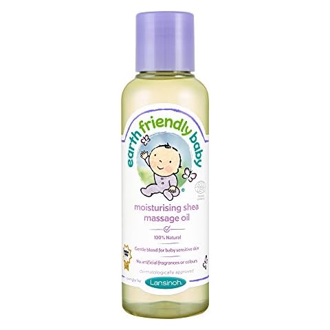 Earth Friendly Baby Moisturising Shea Massage Oil,transparent Cover