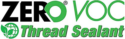 Blue Monster 76040 1/4 Pint (4 oz.) Zero VOC Eco-Friendly PTFE Thread Sealant - Industrial Strength, Non-Seizing Pipe Thread Compound for Galvanized Steel, Brass, Copper, PVC, and More