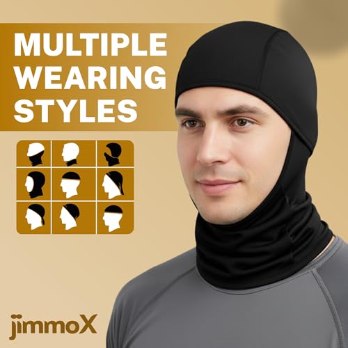 Image of Full Face Balaclava for Men & Women - UV Protection, Breathable, Anti-Dust & Sweat Absorbing, Stretchable Ski Mask, Helmet Liner for Bike Riding, Cycling