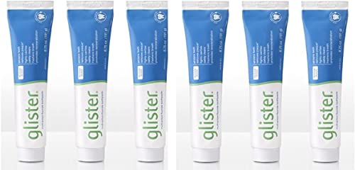 Glister Multi-Action Fluoride Toothpaste 6.75 Ounce. (6-Pack)