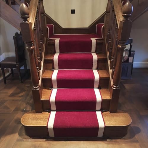 Kit de barra de escalera resistente de 30 pulgadas con elegante acabado decorativo 4