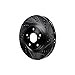 R1 Concepts ECB-76160R - ELINE Drilled And Slotted 1-Piece Front Passenger Side Brake Rotor
