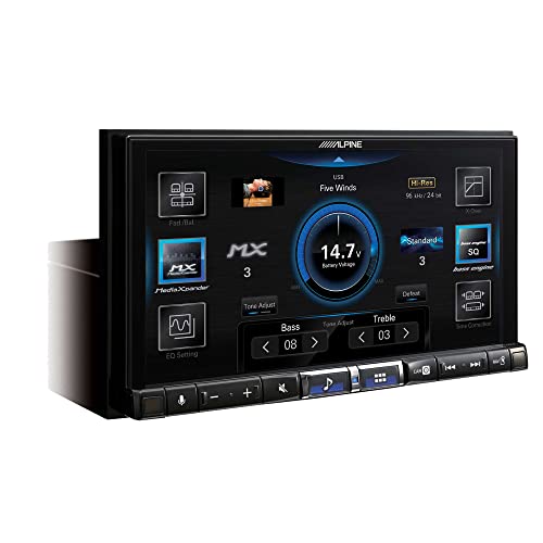 Image of Alpine iLX-507 7 inch Multimedia Receiver Compatible with Wireless Apple CarPlay & Wireless Android Auto