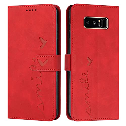 EATCYE Coque pour Samsung Galaxy Note 8, Étui Housse en Cuir PU Premium Samsung Galaxy Note 8, Magnetique Flip [Pochette de Portefeuille], Etui de Protection...