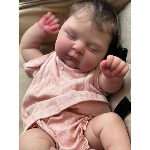 Muñeca Reborn Realista de Silicona 20 Pulgadas miniatura 2