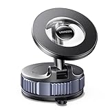 UGREEN Handyhalterung Auto für Magsafe Autohalterung, Handy Halterung Auto mit Vakuum Saugnapf & N52 Magnete 360°Drehbar ohne Kleber mit Einem Grundpolster Kompatibel mit iPhone 17 16 15 14 Pro Max