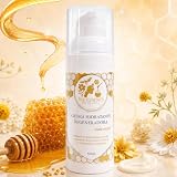 Bee Essence de la Vega Crema Facial Hidratante Regeneradora con Miel, Jalea Real y Propóleo, 50 ml, Envase Airless, Textura Ligera de Rápida Absorción, para Rostro, Cuello y Escote, Todo Tipo de Piel