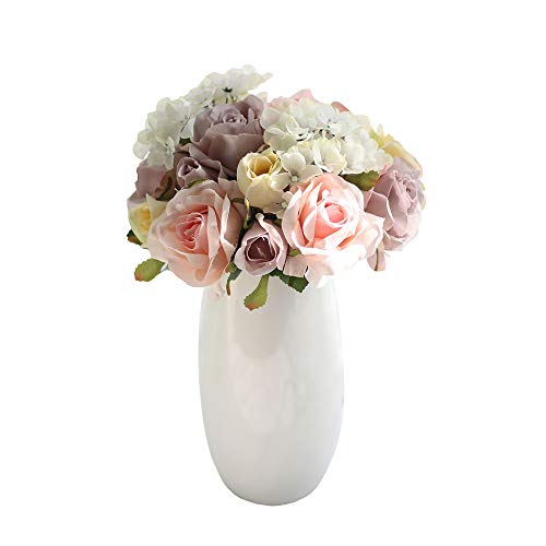 Fleurs Artificielles Fausses Fleurs Soie Artificielle Roses Artificielles Mariage Bouquet De Mariage Pour La Décoration De Mariage De Jardin Maison