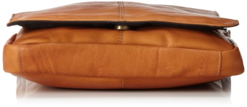 David King & Co. Small Vertical Messenger Bag, Tan, One Size #TOP3