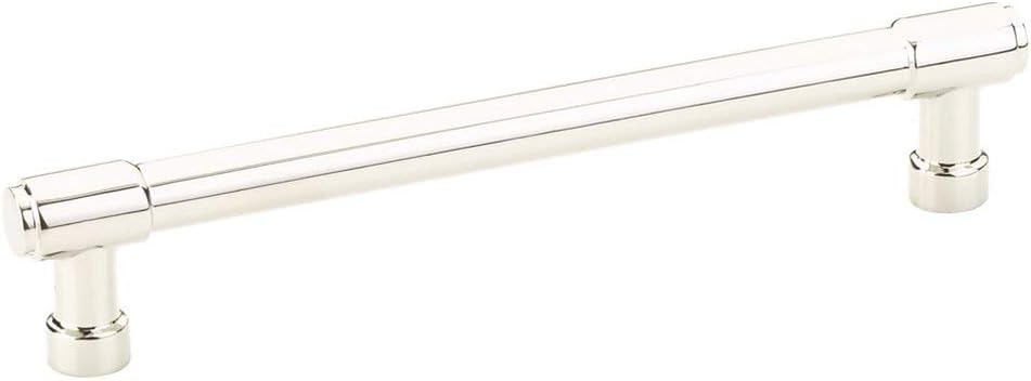 Emtek Jasper Pull Available in 7 Sizes in 6 Finishes - 86689US14 - (Center to Center 6, Polished Nickel - US14)