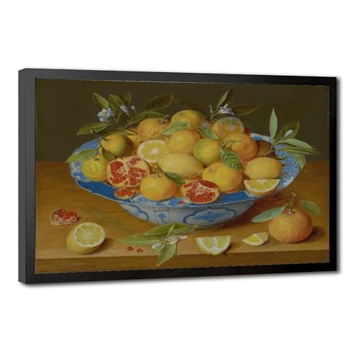 Jacob Van Hulsdonck Nature morte citrons toile murale pour bureau terne