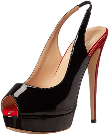 slingback platform pumps