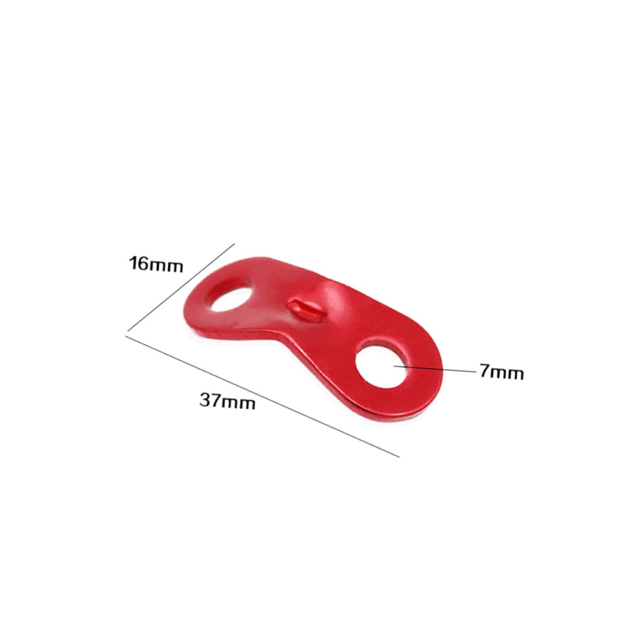 50 Tendeurs De Corde Pour Tente Ou Bâche - Boucle De Serrage En Plastique, 1.8 X 1.2 Cm - Pour Camping, Fixer Au Vent, Tension