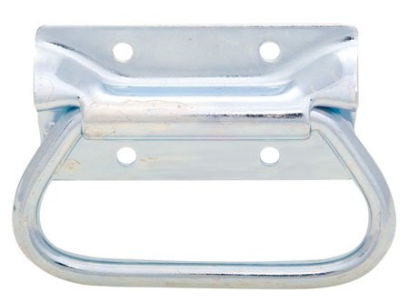 NSH-60 Steel Folding Pull Handle 2.90 x 4.10 Long Black Finish, Economy Style