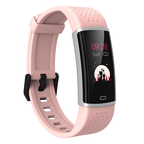 Fitpolo Fitness Watch Colorful Screen Activity Tracker with Heart Rate Monitor Calorie Step Counter, Sleep Monitoring Pedometer Waterproof Smart Watch for Women Men Kids