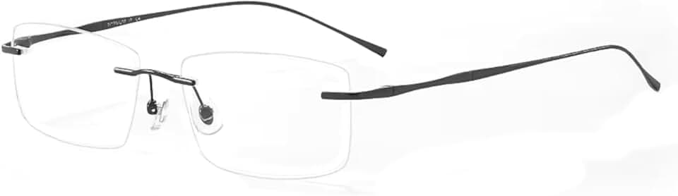 Armação de Óculos Masculina Sem Aro Flexível