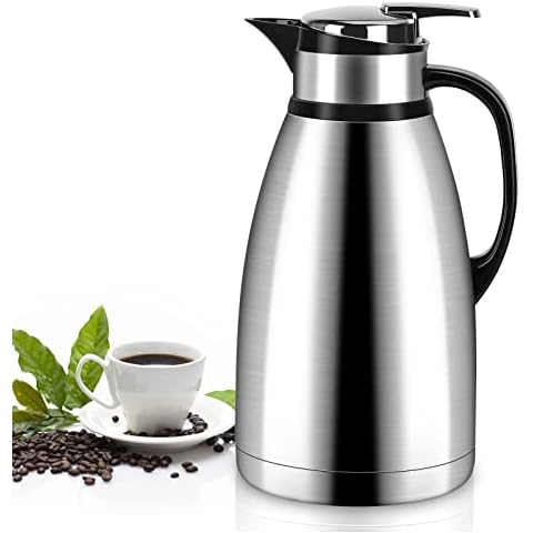 Vermida 102 Oz Stainless Steel Thermal Coffee Carafe Cover