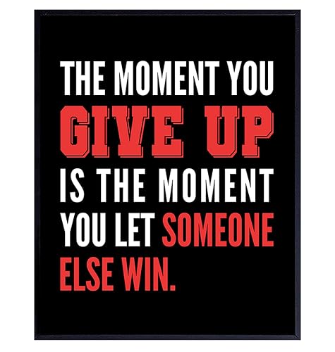 Inspirational Quote - Unique Gift for LA Lakers Fan, Boys, Men, Teens - Motivational Wall Decor, Art Decorations for Office, Bedroom, Living Room - 8x10 UNFRAMED Basketball Poster Print