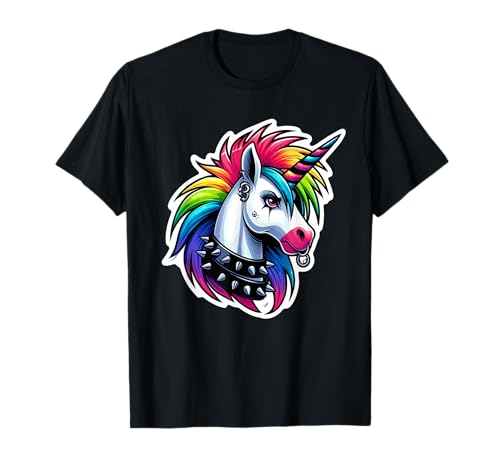 Punk Einhorn, Punk Rock Einhorn, Lustige Goth Musik, Cool T-Shirt