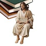 Jesus Figuren | Religiöse Handgemachte Dekoration | Jesus Schreibtisch Statue Für Die Heimdekoration,Für Büro, Auto, Schreibtisch, Schrank, Armaturenbrett, Wohnzimmer Und Schlafzimmer