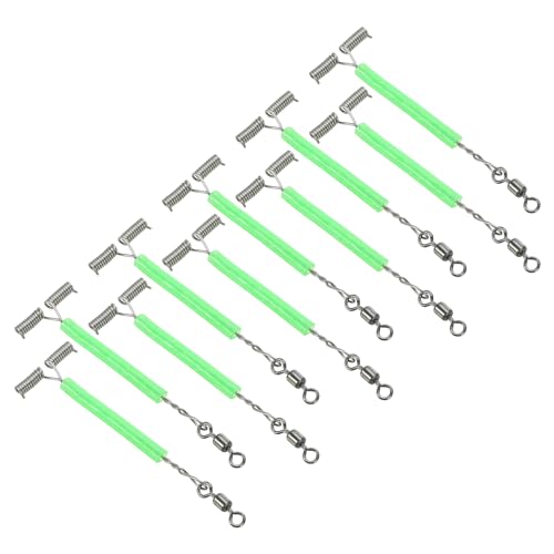 Tube lumineux de pêche PATIKIL avec connecteur 3 voies pour montage de ligne, 50 pièces