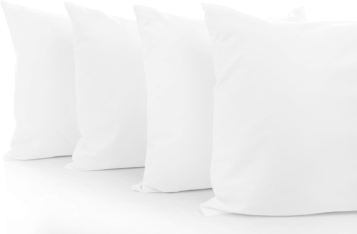 Comfort Beddings White Export Quality 850 Thread Count 100% Egyptian Cotton Set Of 4Pc Housewife Pillowcases Envelope Closure Pillow Covers - Standard Pillowcases (50Cm X 75Cm)