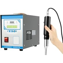Ultrasonic Plastic Spot Welder, Portable Aluminum Cutter Welder Combo, Desktop Plastic Welding Machine, 110V 28Khz Hand Held Welder