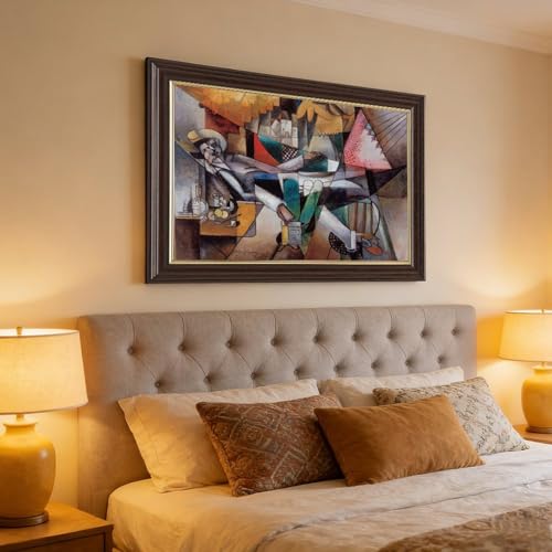 Impression sur toile Albert Gleizes Homme dans un hamac Modernisme 61x91 cm - 4