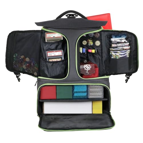ENHANCE MTG Backpack Compatible with Magic The Gathering Deck Boxes