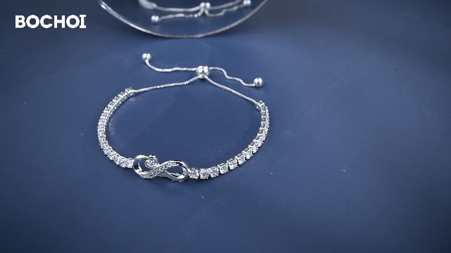 Bracciale Tennis Con Pietra Sfaccettata In Opale Di Fuoco Color - Foto 7