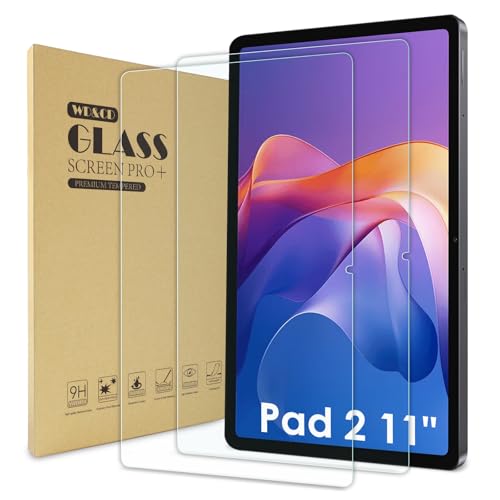 WD&CD 2 Pack Verre Trempé Compatible pour Xiaomi Redmi Pad 2 11", Protection Écran Haute Définition Film de Protection en Verre Trempé Compatible pour Redmi Pad 2