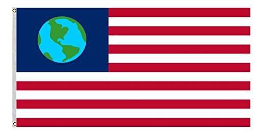 Aihccy Futurama flag of Earth Re-creation of the Earth Flag Old Freebie flag 3x5ft