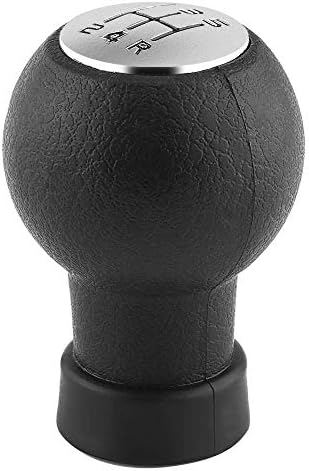 Shift Knob 5 Speed, Manual Suzuki Sx4 Car Gear Shifter Knob Stick Head Lever for Suzuki Swift SX4 2005-2010 Black