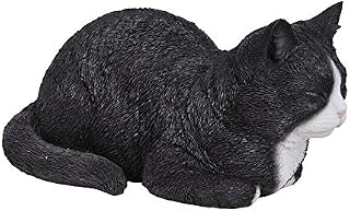 Vivid Arts Dreaming Cat Ornament - Black and White