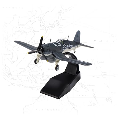Udnorbay F4U Corsair Die-cast Airplanes-1/72 Scale U.S. Navy WWII Aircraft Fighter Jet Metal Aircraft Model for Collector, Aviation Enthusiast-Premium Collectiable with Display Stand 01