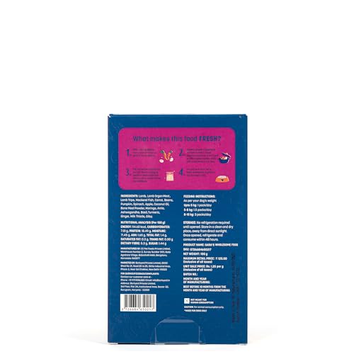 Image of Sara's Wholesome Food by HUFT Grain-Free Combo Dog Food - 2x100 gm | Human Grade Ingredients | Gluten Free | Balanced Meal | Suitable for Adults & Puppies, Complete Nutrition