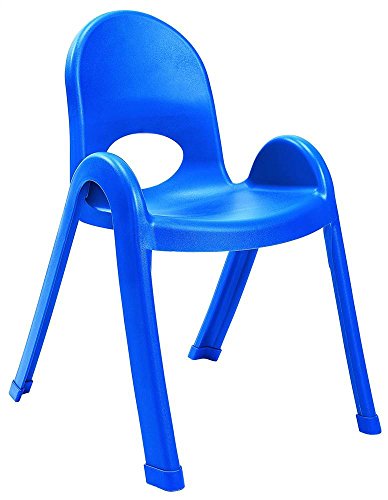 Angeles AB7713PB4 13-Inch Value Stack Chairs Set of 4 (Royal Blue)