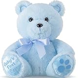 Chalyna 10 Inch Bear Stuffed Animal First Bear Baby Shower Bear Plush Toy for Wedding Birthday Mothe