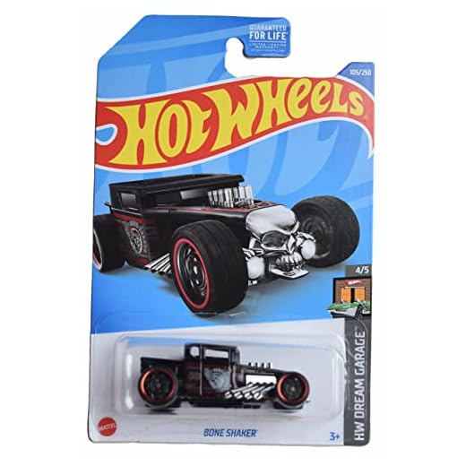 Hot Wheels Bone Shaker, Dream Garage 4/5, Black