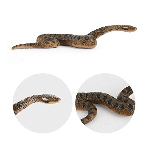 Simulation Realistic Green Anaconda Snake Wild Life Jungle Animal Action Figures Model Desktop Decoration Family Party Supplies Cake Toppers Toys For 5 6 7 8 Years Old Boys Girls Kid Toddlers #TOP3