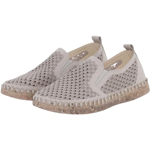 Image of Ilse Jacobsen HORNBAEK Women's Tulip Slip-On Flat | Elastic Side Panels | Lightweight Flexible Comfort.