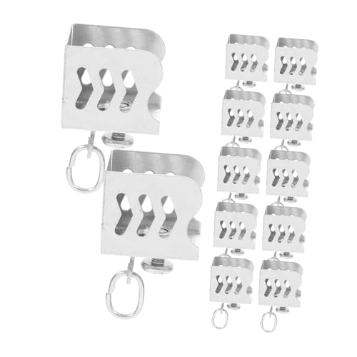 Vaguelly 12Pcs Curtain Track End Caps for Straight and Tracks Curtain Track Accessories for Easy Installation and Use